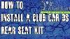 Club Car 47592811001 Fold Down Rear Seat Black New Open Box