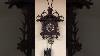 Rare Antique German Gebr-lehnis Old Hand Carved Wood Railroad Quail Cuckoo Clock Collection Antique Used